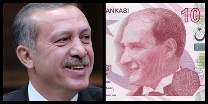 atatürk ün başkasına benzetilerek resmedilmesi