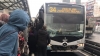 istanbul da metrobüsün yolcuya çarpması / #1954655