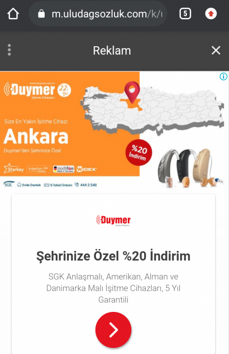 mobildeyken ana ekranı işgal eden reklam