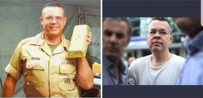 papaz brunson un ırak ta çekilmiş fotoğrafı