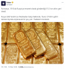 romanya nın rusya ya emanet ettiği 91 ton altın