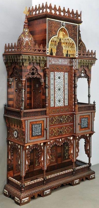 ikinci abdülhamid in yaptığı ahşap dolap