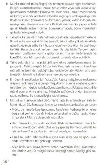 diyanet in hazırladığı menzil tarikatı raporu