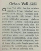 ve orhan veli ceketsiz öldü / #1948016