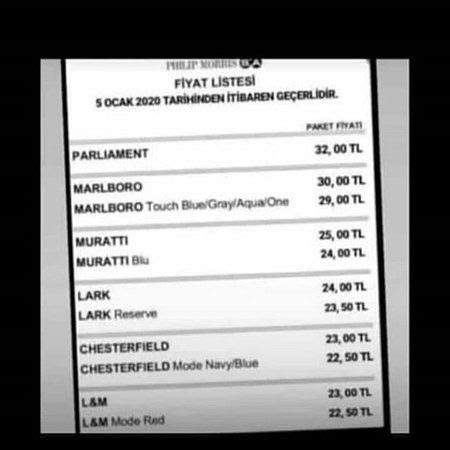 Sigara zammı 2021 ne zaman