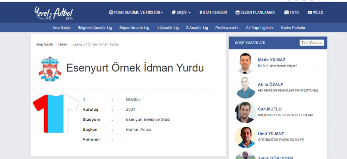 esenyurt örnek idman yurdu spor kulübü