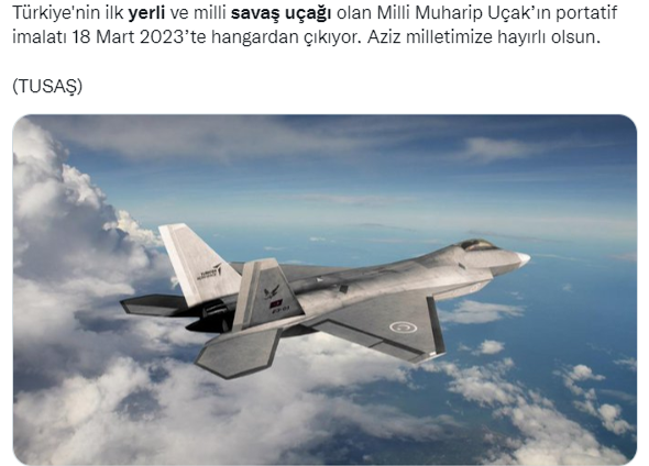 türkiye nin yerli savaş uçağı mmu
