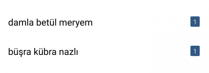 başlıkları alt alta okumak