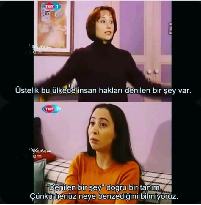 insan haklarıymış yalan dolan