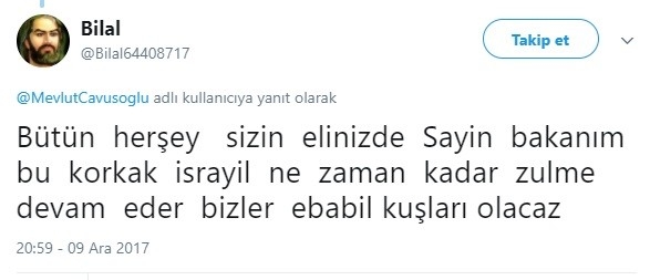 kudüs için ebabil kuşlarını bekleyen müslümanlar