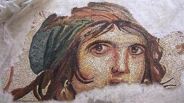 zeugma çingene kızı mozaiği