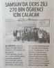 bugün samsun da 270000 öğrenci nin okula başlaması / #2257054