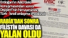 rabia dan sonra filistin davası da yalan oldu