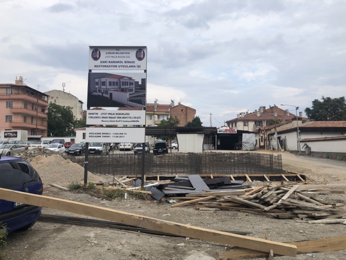 çorum da yapılan ibretlik restorasyon