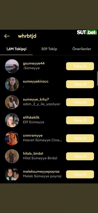 bütün sümeyyelerin koreli futbolcuyu takip etmesi