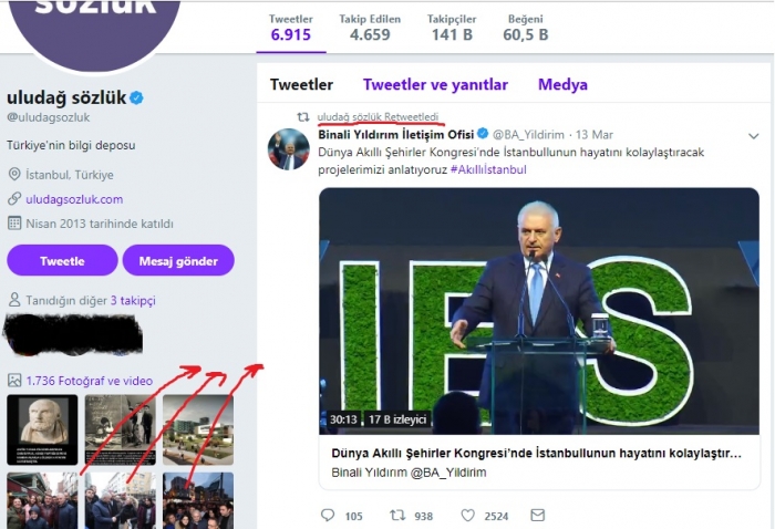 uludağ sözlük binali yıldırım troll hesapları