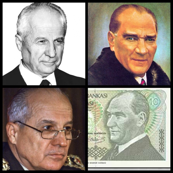 atatürk ün başkasına benzetilerek resmedilmesi
