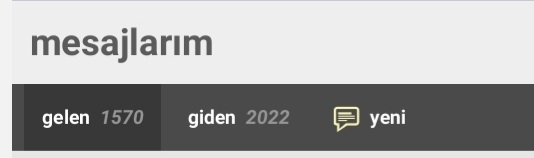 sözlük yazarlarına gelen mesaj sayısı