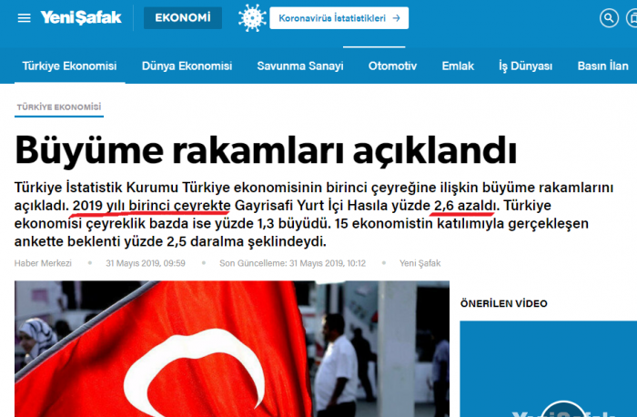 2020 ilk çeyrekte yüzde 4 5 büyüdük