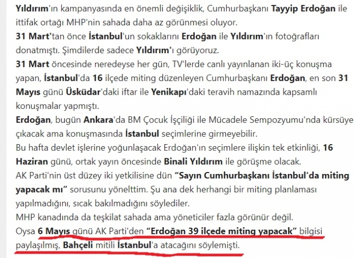 rte nin yapacağı 39 mitingin yalan olması