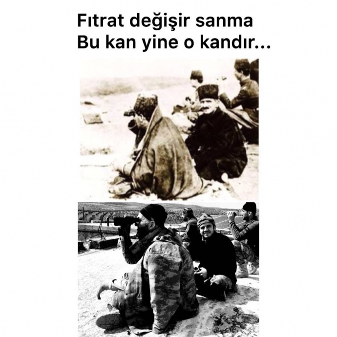 afrin de atatürk pozu veren mehmetçik 2 nci foto