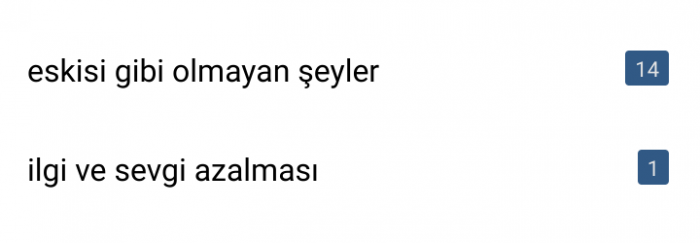 başlıkları alt alta okumak