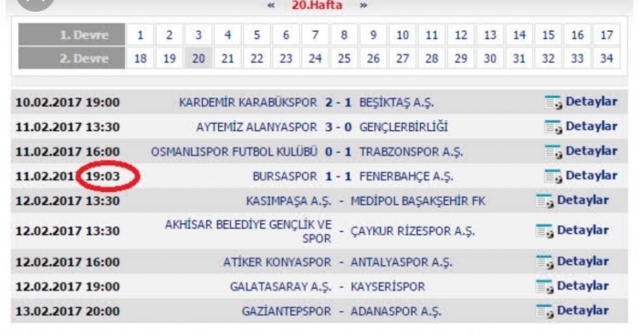 tff maç planlama müdürü