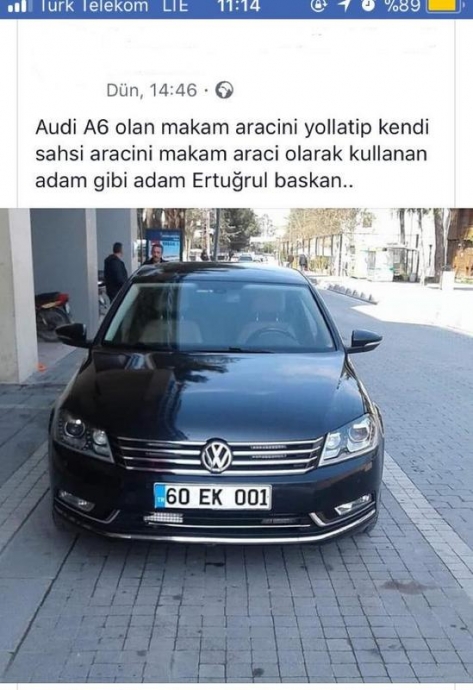 tokat erbaa nın yeni belediye başkanının yaptığı
