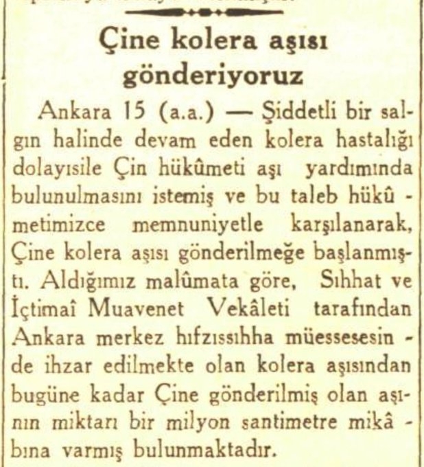 atatürk çin corona virüsü ve aşı