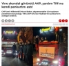 yardım kolilerine akp amblemi yapıştırmak