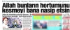 bunlar hortumu kendilerine bağladılar