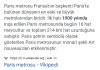 paris teki metronun çatısı akıyor / #2284860