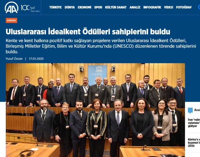 akp li belediyelerin sahte unesco ödülü alması