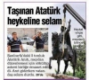 taşınan atatürk heykeline selam durmak / #1282625
