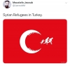 suriyeli nin türk bayrağına hakareti