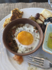 kıymalı yumurta ile kahvaltı yapmak / #2396073