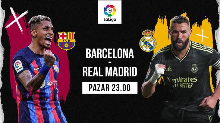 19 mart 2023 fc barcelona real madrid maçı