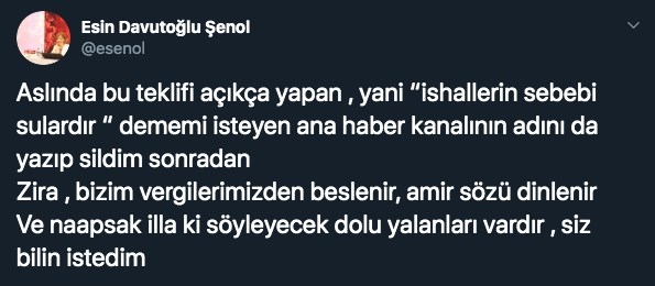 trt nin ishal salgını için yaptığı ahlaksız teklif