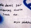 gecenin duvar yazısı / #1282020