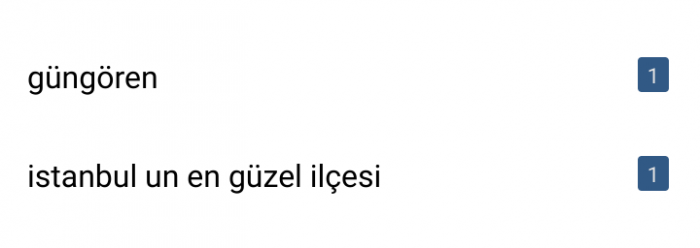 başlıkları alt alta okumak