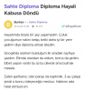 sahte diplomam gelmedi diye şikayet etmek