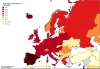 avrupadaki et tüketim miktarını gösteren harita / #2025303