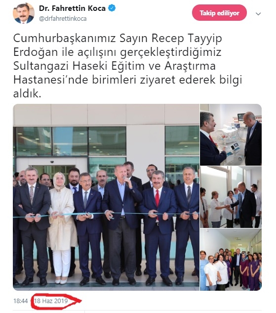 7 ay önce açılan hastaneyi yeniden açmak