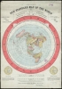 düz dünya haritası