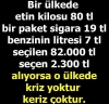 ülkemizde ekonomik kriz var zanneden tip / #2041770