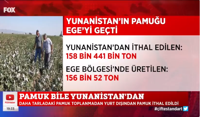 yunanistan dan pamuk ithal eden güçlü ülke