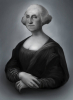 george washington un kadına benzemesi