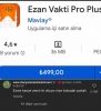 ezan vakti pro plus uygulamasının fiyatı / #2349114