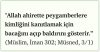 allah ın ahirette baldırını göstermesi