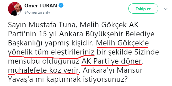 akp ye zarar vermeyelim deyip hırsızlığı örtmek